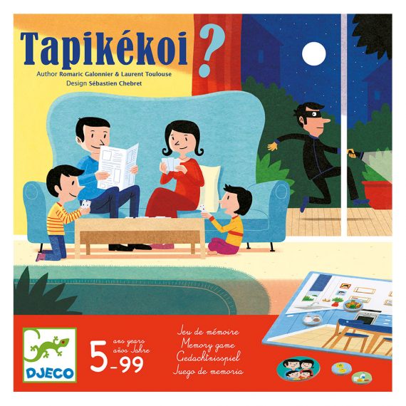 Djeco Παιχνίδι Μνήμης 'Tapikekoi' Βρείτε τα κλεμμένα αντικείμενα